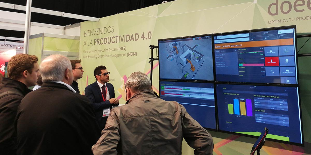 Stand de doeet durante BIEMH 2018